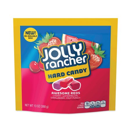 JOLLY RANCHER Awesome Reds Hard Candy Assortment, Assorted Flavors, 13 oz Pouches, PK4, 4PK 55689